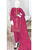 3-Piece Embroidered Lawn Suit