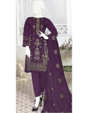 3-Piece Embroidered Lawn Suit