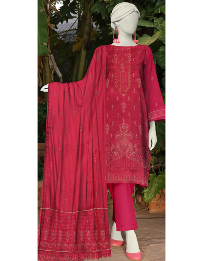 3-Piece Embroidered Lawn Suit