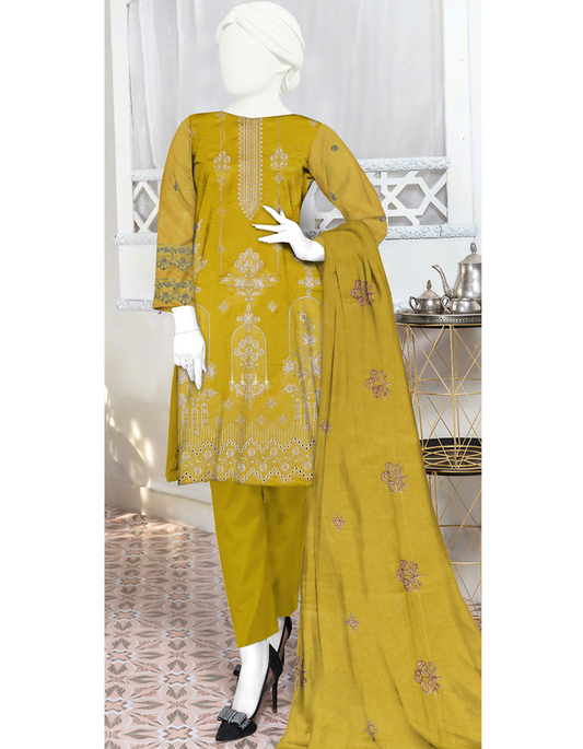 3-Piece Embroidered Lawn Suit