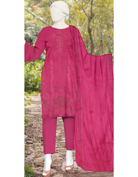 3-Piece Embroidered Lawn Suit